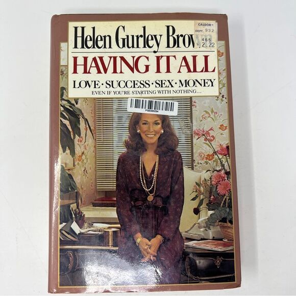 Having It All by Helen Gurley Brown Book - Picture 1 of 10